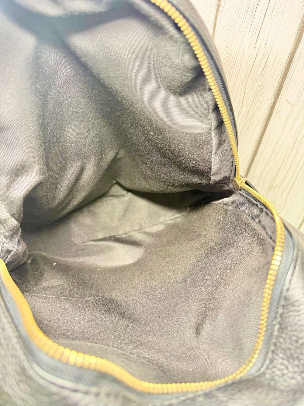 PRE LOVED Coach Court Black Pebbled Leather Backpack - Picture 10 of 12